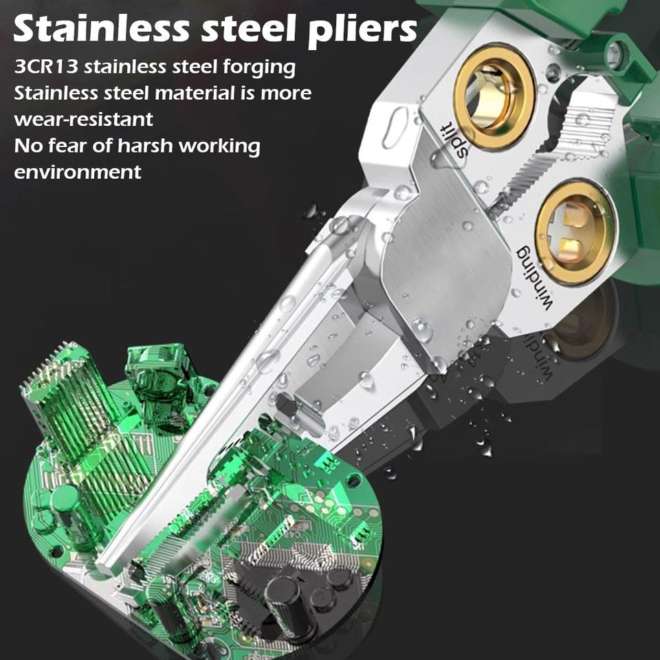 NUEVO ALICATER DE ELECTRICISTA MULTINCIONAL 8 EN 1 INTELEGINTE CON MEDIDOR DE VOLTAJE 2024