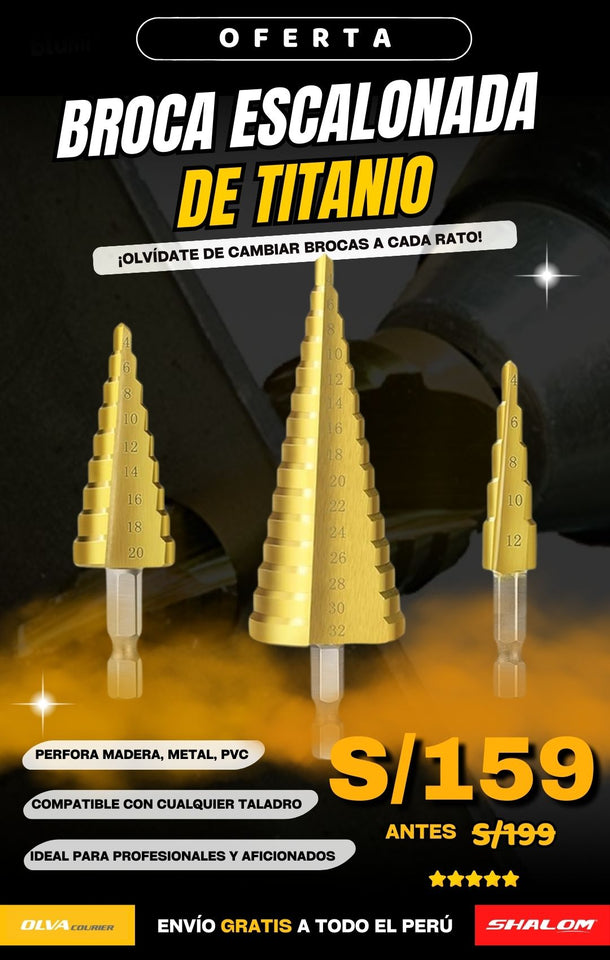NUEVO KIT DE BROCA ESCALONADA PRO 2025